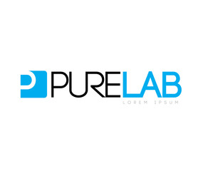 Pure Lab Concept  Logo Design