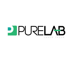 Pure Lab Concept  Logo Design