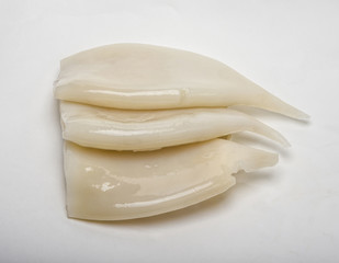 Fototapeta na wymiar carcass squid isolate