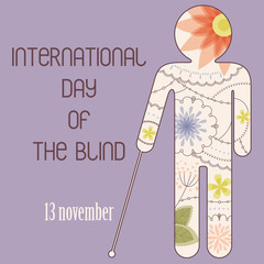 Day of the blind backdground