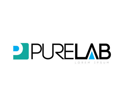 Pure Lab Concept  Logo Design