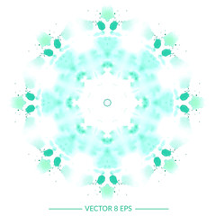Vector watercolor mandala