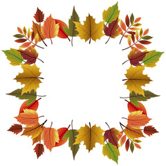 Naklejka na ściany i meble Leaves icon. Autumn season floral garden and nature theme. Vector illustration