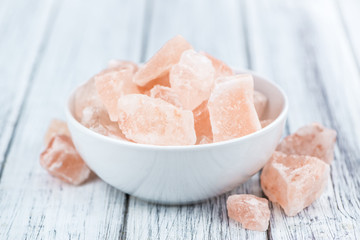 Portion of himalayan Salt (selective focus)