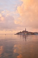 Naklejka premium A beautiful sunset in Rovinj, Croatia