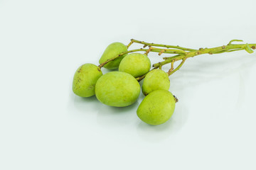 little mango On a white background