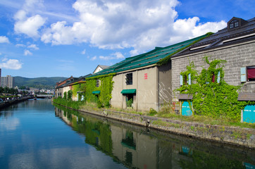 Fototapeta na wymiar Otaru Canal , Hokkaido, Japan 