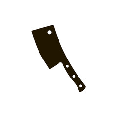 Meat knife icon vector