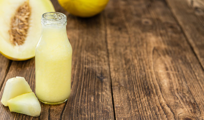 Fresh made Honeydew Melon smoothie