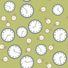 Seamless pattern with watches 568