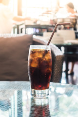 Iced cola glass