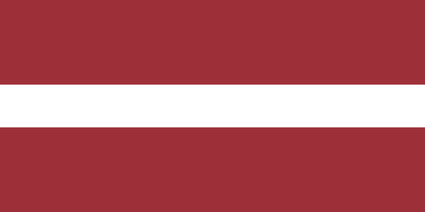 Fototapeta premium Official vector flag of Latvia . Republic of Latvia .