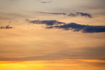 Naklejka na ściany i meble Sunset. beautiful nature Sky and Cloud 