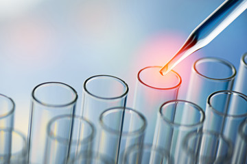 science laboratory test tubes