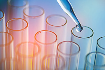 science laboratory test tubes