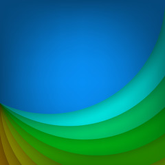 Arc layered modern vector background