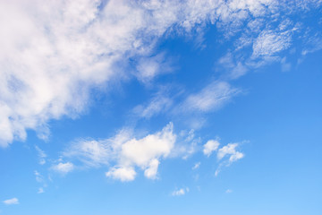 blue sky with cloud in sunshine day.
