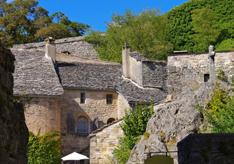 Fototapeta na wymiar La Couvertoirade - La Couvertoirade a Medieval fortified town in France