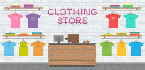 clothing store interior