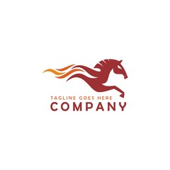 Horse Fire Logo