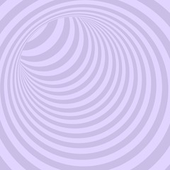Violet Circle Striped Abstract Tunnel