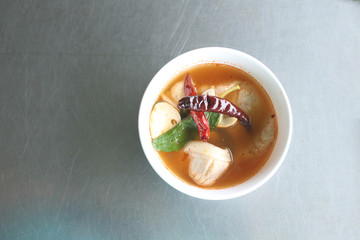Thai spicy food of TOM YUM.
