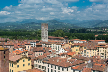 Lucca Stadtansicht Panorama