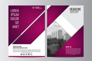 Abstract flyer design background. Brochure template.