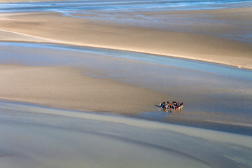 Fototapeta na wymiar Sea coast at low tide