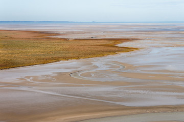 Sea coast at low tide