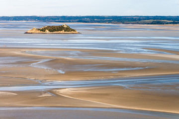 Sea coast at low tide