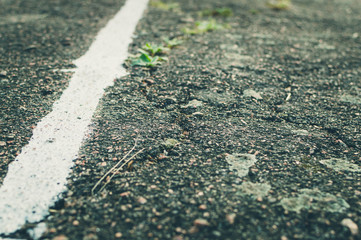The old school track for runing, jogging