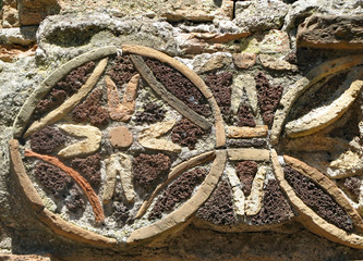 Römisches Ziegelsteinmosaik