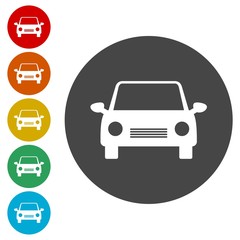 Obraz premium Car icons set 