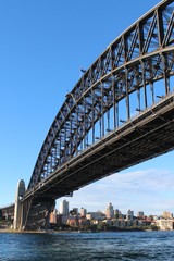 Die Harbour Bridge in Sydney, Australien