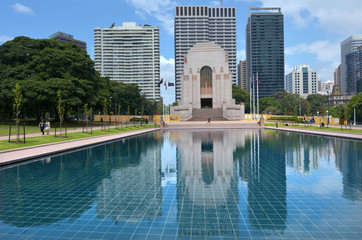 Fototapeta na wymiar ANZAC War Memorial Hyde Park Sydney New South Wales Australia