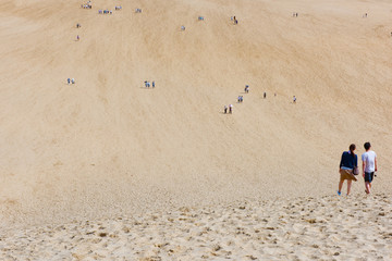 Fototapeta na wymiar Tottori Sand Dunes