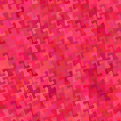 Red abstract puzzle pattern background design