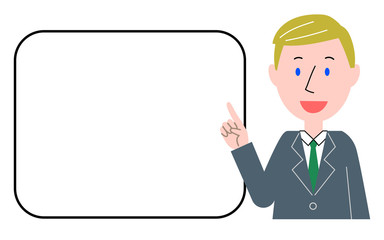 ビジネスマン　ポーズ