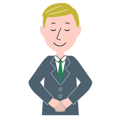 ビジネスマン　ポーズ