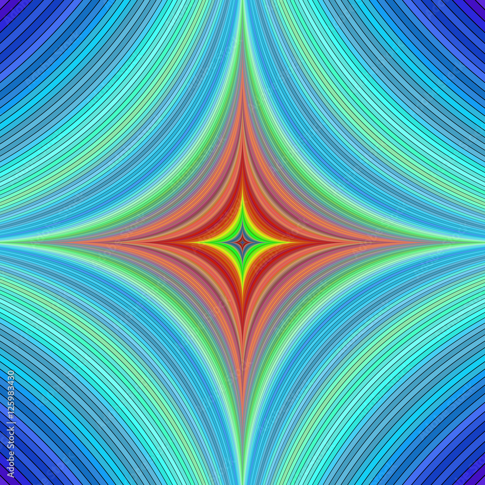Poster abstract quadratic background design vector