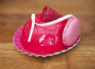 viennoiserie framboise rose