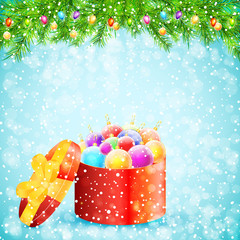 Christmas background vector