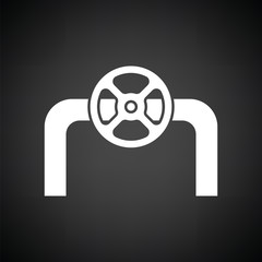 Icon of Pipe with valve