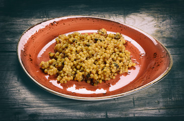 couscous with mushrooms