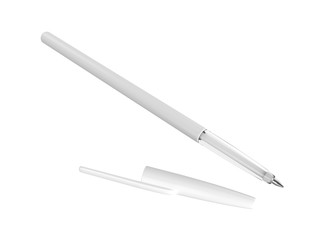 Pen Isolated on White Background, 3D rendering