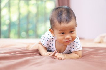 Fototapeta premium 9 months Asian baby