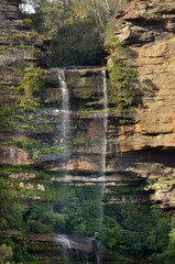Landscape view of Katoomba Falls Blue Mountains New South Wales