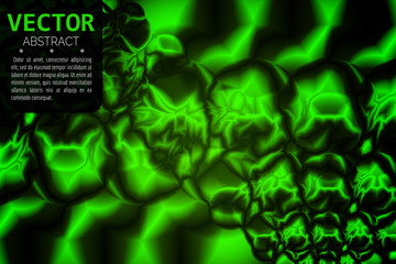 Abstract glossy waves effect, vector background. Smooth texture.