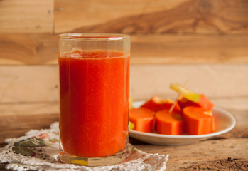 Papaya juice